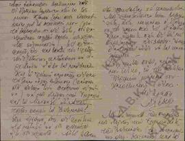 Επιστολή προς τον Ν.Π. Δελιαλή από τον φοιτητή Αλέκο Σακελλαρόπουλο
