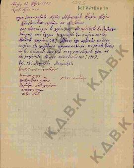 Επιστολή προς το Σεβασμιότατο Μητροπολίτη Σερβίων και Κοζάνης, σχετικά με την αντικατάσταση του δ...
